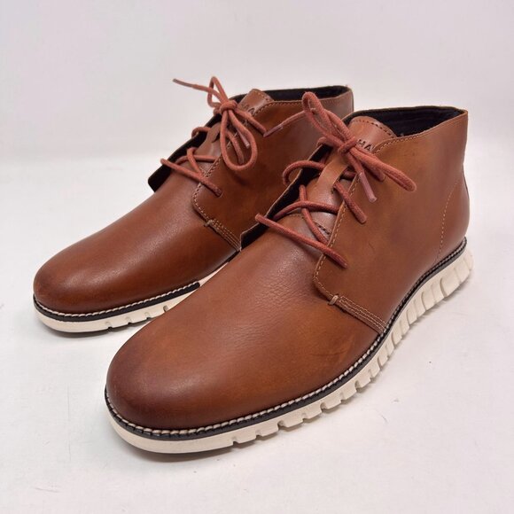 Cole Haan Zerogrand Chukka Boot Brown Tan C35593 Mens 9.5 M